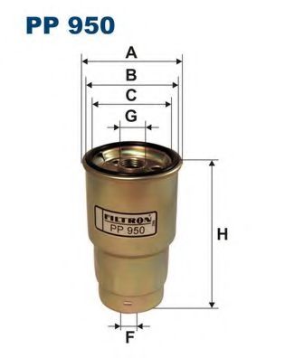 FILTRON - PP950 - Топливный фильтр (Система подачи топлива)