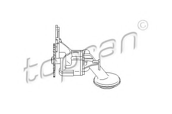 TOPRAN - 112 398 - Масляный насос (Смазывание)