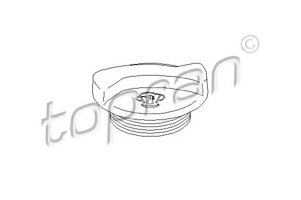 TOPRAN - 103 451 - Крышка, резервуар охлаждающей жидкости (Охлаждение)