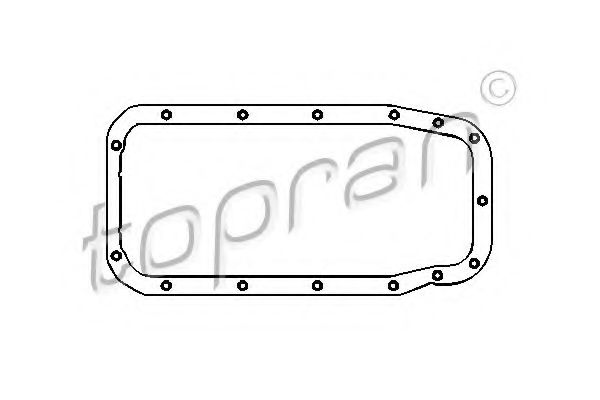 TOPRAN - 204 000 - Прокладка, масляный поддон (Смазывание)