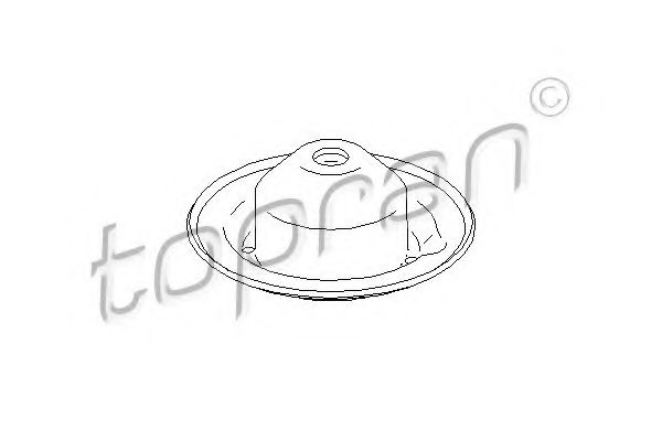 TOPRAN - 113 369 - Тарелка пружины (Подвеска / амортизация)