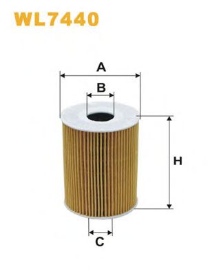 WIX FILTERS - WL7440 - Масляный фильтр (Смазывание)