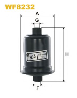 WIX FILTERS - WF8232 - Топливный фильтр (Система подачи топлива)