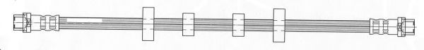 CEF - 512074 - Тормозной шланг (Тормозная система)