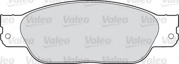 VALEO - 598439 - Комплект тормозных колодок, дисковый тормоз (Тормозная система)