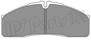 IPS PARTS - IBD-1172 - Комплект тормозных колодок, дисковый тормоз (Тормозная система)