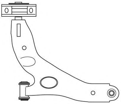 FRAP - 2568 - Рычаг независимой подвески колеса, подвеска колеса (Подвеска колеса)