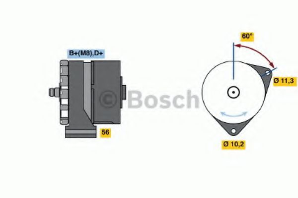 BOSCH - 0 120 468 035 - Генератор (Генератор)