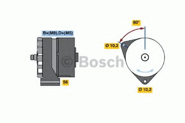 BOSCH - 0 120 469 744 - Генератор (Генератор)