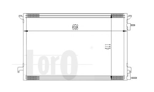 LORO - 037-016-0014 - Конденсатор, кондиционер (Кондиционер)