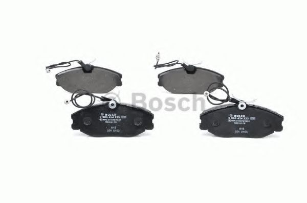 BOSCH - 0 986 424 223 - Комплект тормозных колодок, дисковый тормоз (Тормозная система)