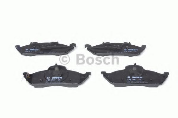 BOSCH - 0 986 424 611 - Комплект тормозных колодок, дисковый тормоз (Тормозная система)