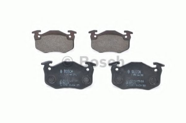 BOSCH - 0 986 460 970 - Комплект тормозных колодок, дисковый тормоз (Тормозная система)