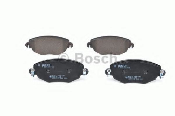 BOSCH - 0 986 494 026 - Комплект тормозных колодок, дисковый тормоз (Тормозная система)