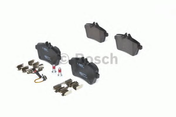 BOSCH - 0 986 494 087 - Комплект тормозных колодок, дисковый тормоз (Тормозная система)