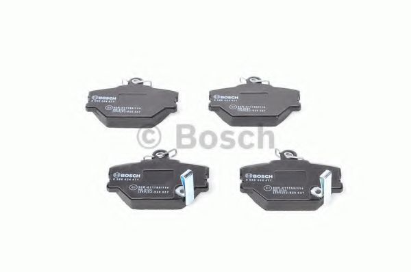 BOSCH - 0 986 424 471 - Комплект тормозных колодок, дисковый тормоз (Тормозная система)