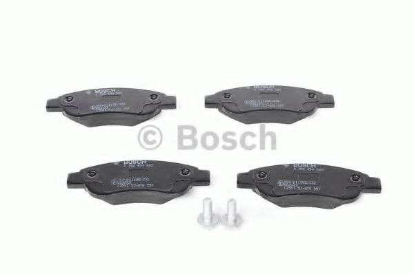 BOSCH - 0 986 494 065 - Комплект тормозных колодок, дисковый тормоз (Тормозная система)