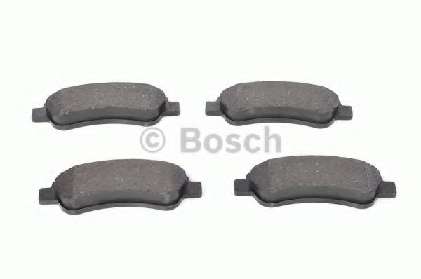 BOSCH - 0 986 494 110 - Комплект тормозных колодок, дисковый тормоз (Тормозная система)