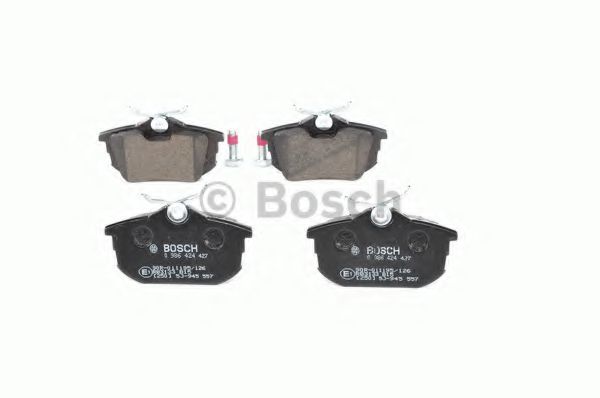 BOSCH - 0 986 424 427 - Комплект тормозных колодок, дисковый тормоз (Тормозная система)