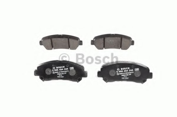 BOSCH - 0 986 494 244 - Комплект тормозных колодок, дисковый тормоз (Тормозная система)