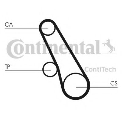 CONTITECH - CT1039K1 - Комплект ремня ГРМ (Ременный привод)