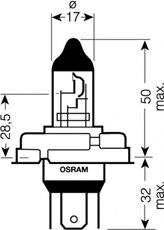 OSRAM - 64183 - Лампа накаливания, фара дальнего света (Освещение)