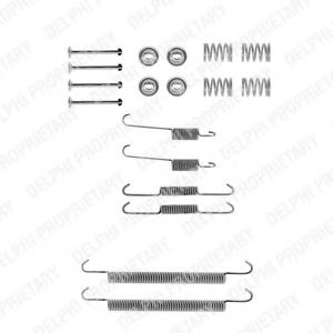 DELPHI - LY1232 - Комплектующие, тормозная колодка (Тормозная система)