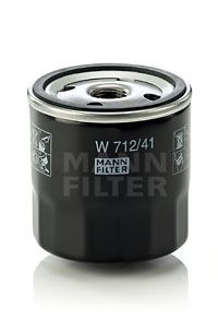 MANN-FILTER - W 712/41 - Масляный фильтр (Смазывание)