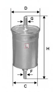 SOFIMA - S 1842 B - Топливный фильтр (Система подачи топлива)