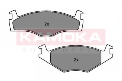 KAMOKA - JQ101784 - Комплект тормозных колодок, дисковый тормоз (Тормозная система)