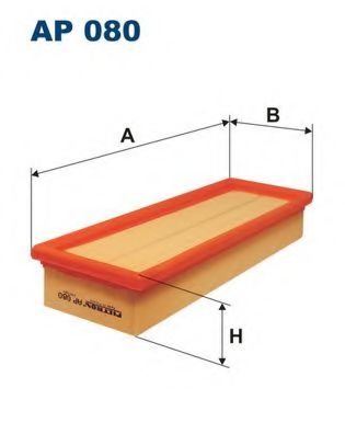 FILTRON - AP080 - Воздушный фильтр (Система подачи воздуха)