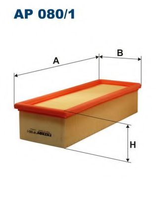 FILTRON - AP080/1 - Воздушный фильтр (Система подачи воздуха)