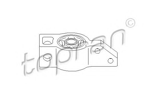 TOPRAN - 111 020 - Подвеска, рычаг независимой подвески колеса (Подвеска колеса)