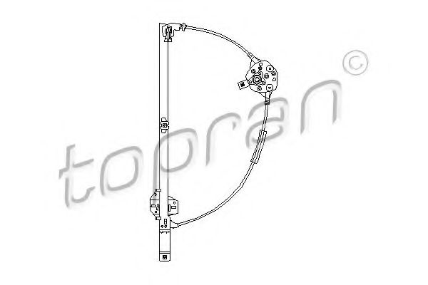 TOPRAN - 111 717 - Подъемное устройство для окон (Внутренняя отделка)