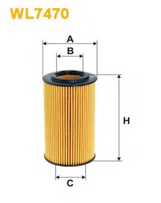 WIX FILTERS - WL7470 - Масляный фильтр (Смазывание)