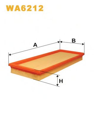 WIX FILTERS - WA6212 - Воздушный фильтр (Система подачи воздуха)