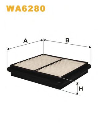WIX FILTERS - WA6280 - Воздушный фильтр (Система подачи воздуха)