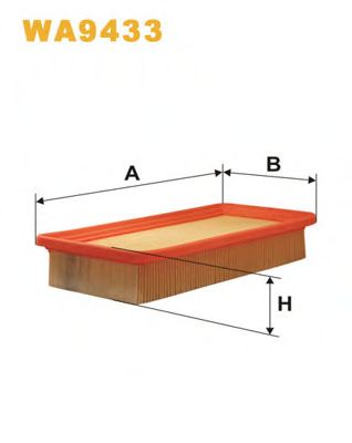WIX FILTERS - WA9433 - Воздушный фильтр (Система подачи воздуха)