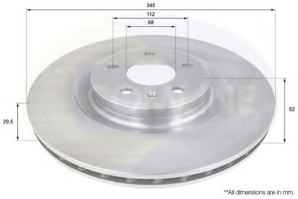 COMLINE - ADC1479V - Тормозной диск (Тормозная система)