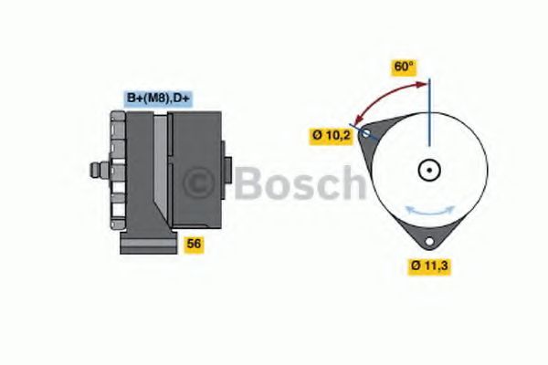 BOSCH - 0 120 469 682 - Генератор (Генератор)