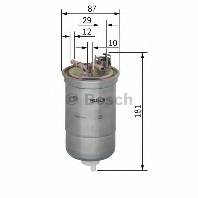 BOSCH - 0 450 906 453 - Топливный фильтр (Система подачи топлива)