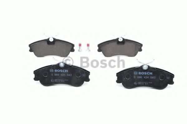 BOSCH - 0 986 424 583 - Комплект тормозных колодок, дисковый тормоз (Тормозная система)