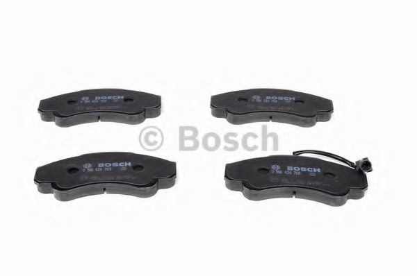 BOSCH - 0 986 424 769 - Комплект тормозных колодок, дисковый тормоз (Тормозная система)