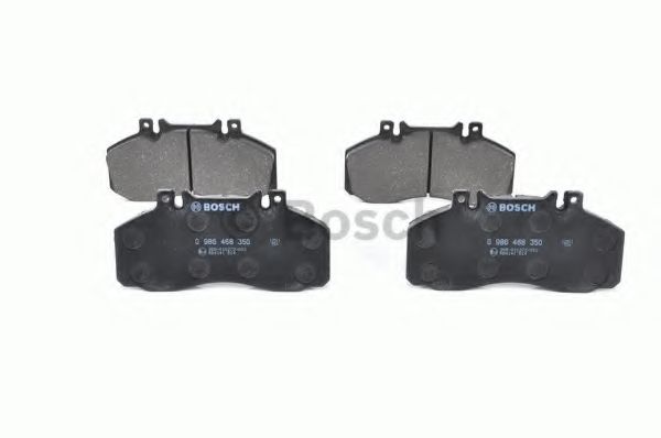 BOSCH - 0 986 468 350 - Комплект тормозных колодок, дисковый тормоз (Тормозная система)