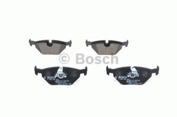 BOSCH - 0 986 494 009 - Комплект тормозных колодок, дисковый тормоз (Тормозная система)