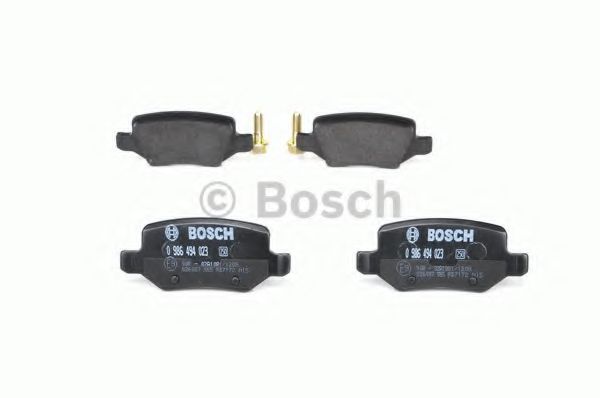 BOSCH - 0 986 494 023 - Комплект тормозных колодок, дисковый тормоз (Тормозная система)