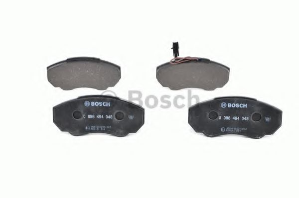 BOSCH - 0 986 494 048 - Комплект тормозных колодок, дисковый тормоз (Тормозная система)