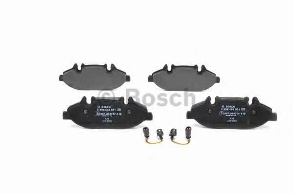 BOSCH - 0 986 494 081 - Комплект тормозных колодок, дисковый тормоз (Тормозная система)