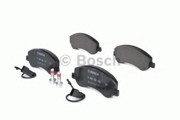 BOSCH - 0 986 494 170 - Комплект тормозных колодок, дисковый тормоз (Тормозная система)