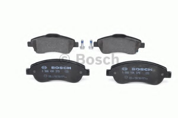 BOSCH - 0 986 494 379 - Комплект тормозных колодок, дисковый тормоз (Тормозная система)